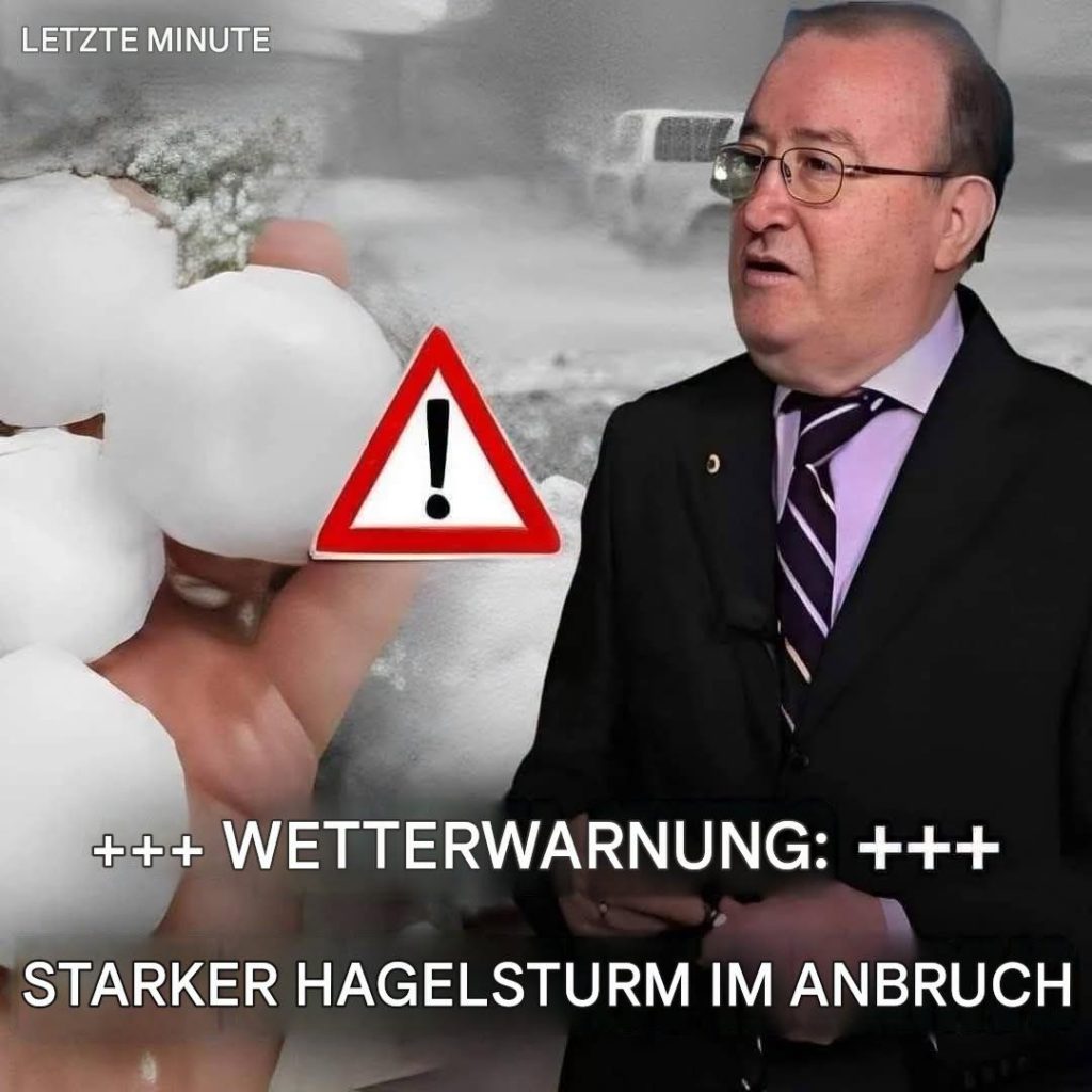 ❌⚠️ Hagel ist im Anmarsch, auch große Hagelkörner sind zu erwarten: Hier sind die betroffenen Gebiete…Mehr…